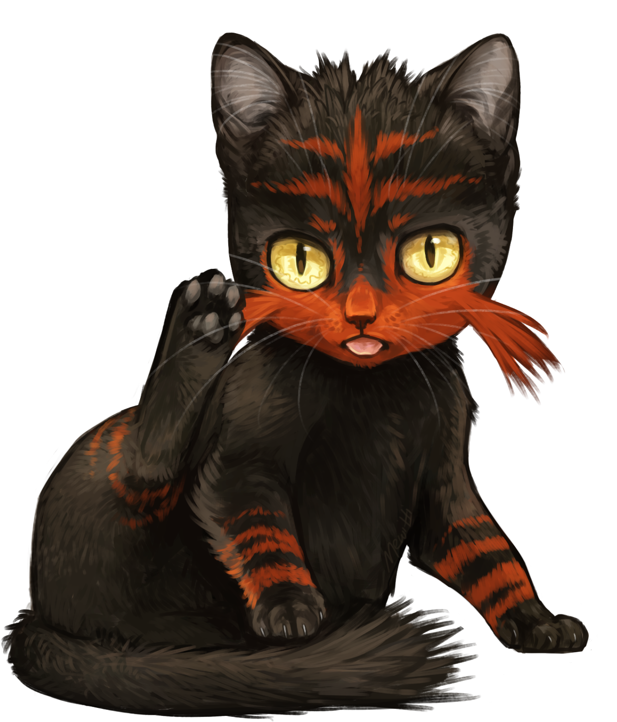 Realistic Cat Clipart - Pokemon Bear From Sun And Moon (1280x1489), Png Download