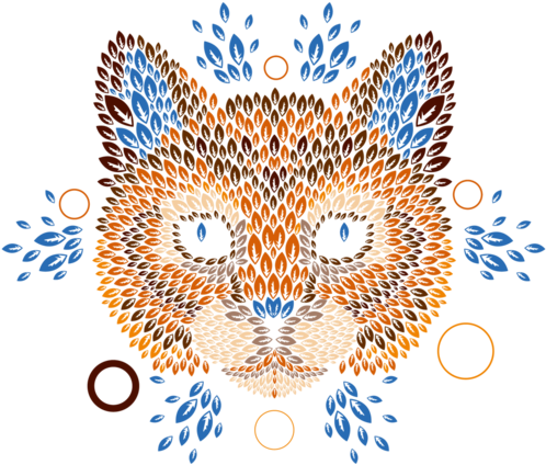 Cat Face - Illustration (571x495), Png Download