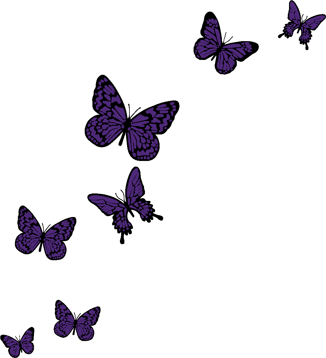 Mariposas Volando Png (1500x1912), Png Download