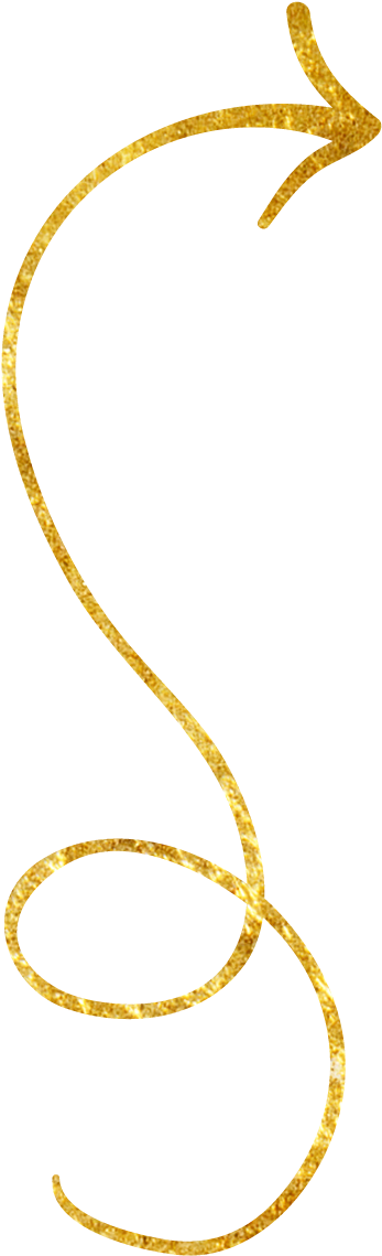 Happinessis Gold Hand Drawn Arrows And Dividers 10 - Gold (603x1181), Png Download