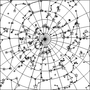 Constellation Drawing (352x354), Png Download