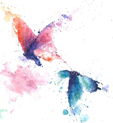 Largest Collection Of Free To Edit Mariposas@lourdespardo - Abstract Butterfly Art (480x519), Png Download