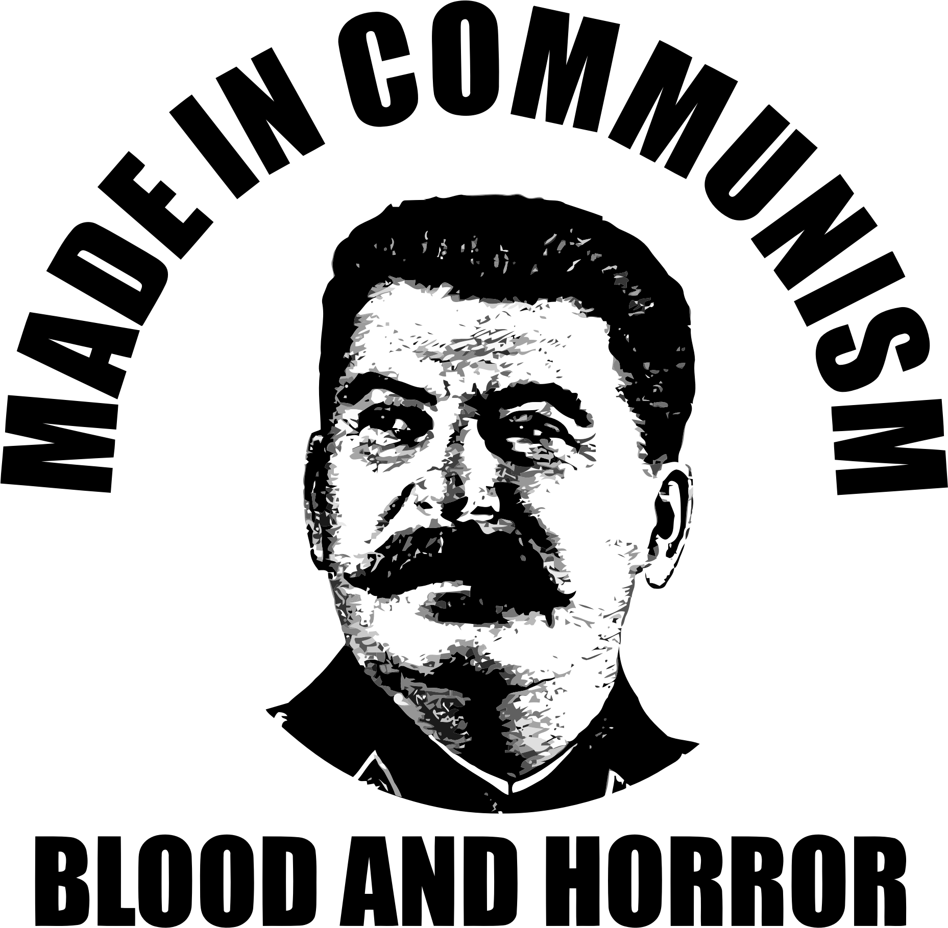 Big Image - Black White Communism Logos (1857x1819), Png Download