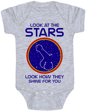 Penis Constellation Baby Onesy - Daddy Game Onesies (484x484), Png Download