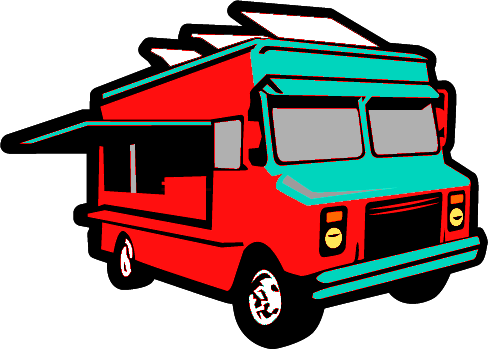 Rock City Eats Is Bringing The Food Trucks To Saline - Food Truck Cartoon Png (488x349), Png Download