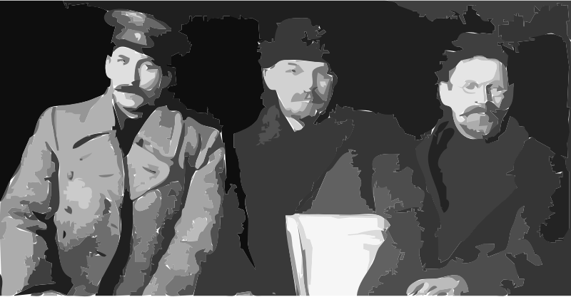 Medium Image - Joseph Stalin Leon Trotsky (800x417), Png Download