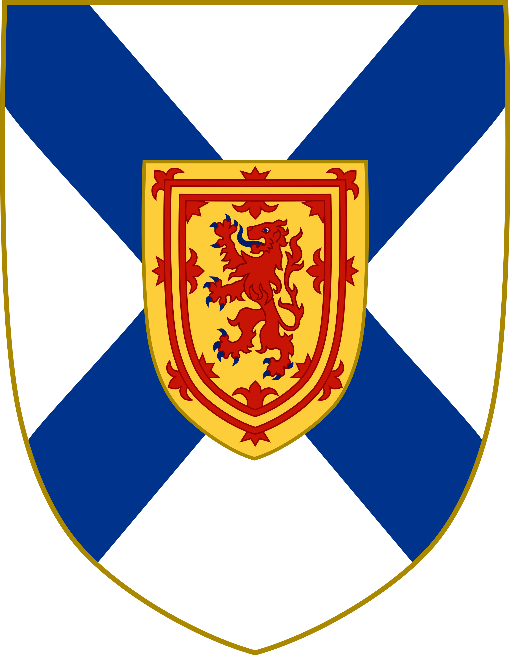 Nova Scotia Canadian Coat Of Arms, Nautical Themed - Arms Of Nova Scotia (2000x2565), Png Download