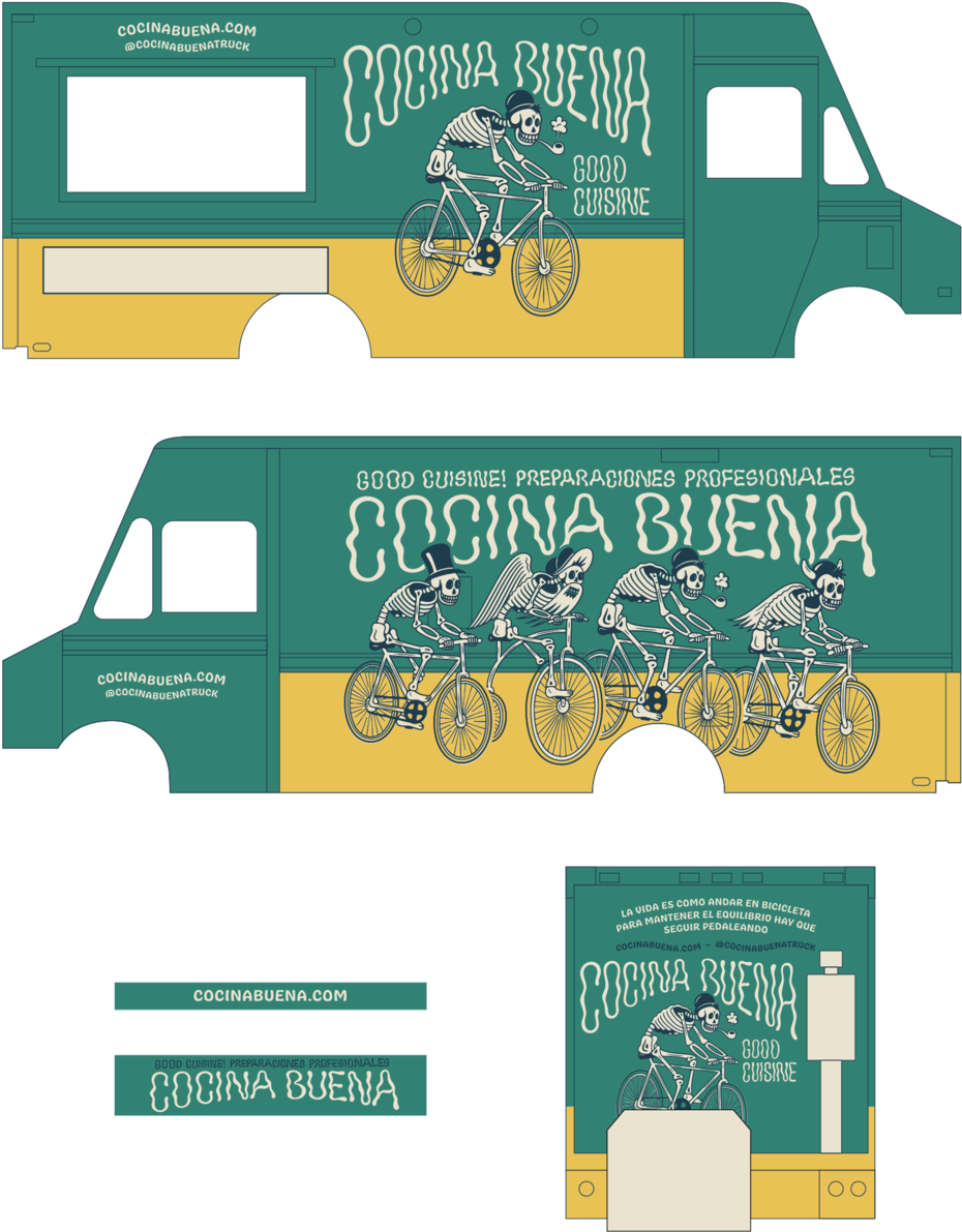 Food-truck - Cocina Buena Food Truck (1000x1207), Png Download