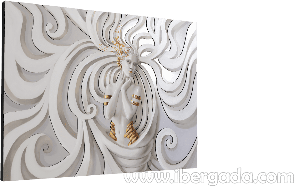 Marca - Art-digital - Fotobehang 3d, Modern | Goud | 312x219cm (1280x720), Png Download