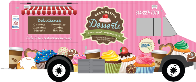 Like - Desert Food Truck (709x315), Png Download