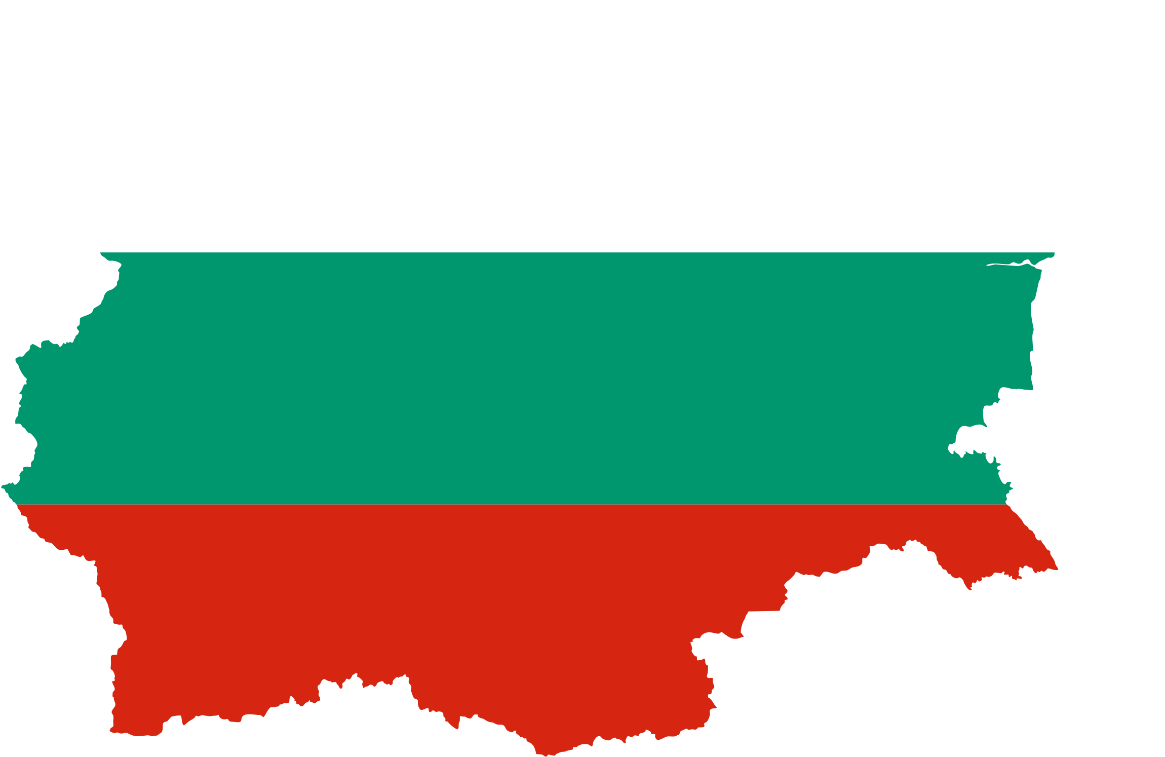 Download Through A Canadian - Bulgaria Map Blank (2300x1494), Png Download