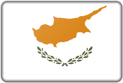Flag Of Cyprus National Flag British Cyprus - Flag With Country Map (510x340), Png Download