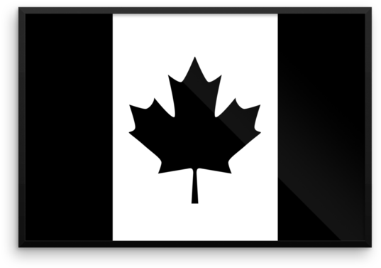 Canada Flag Wall Art - Canada Flag Redesign (600x600), Png Download
