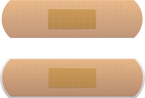 Band-aid Band Wound Bandage Treatment Band - พ ลา ส เตอร์ ปิด แผล (502x340), Png Download