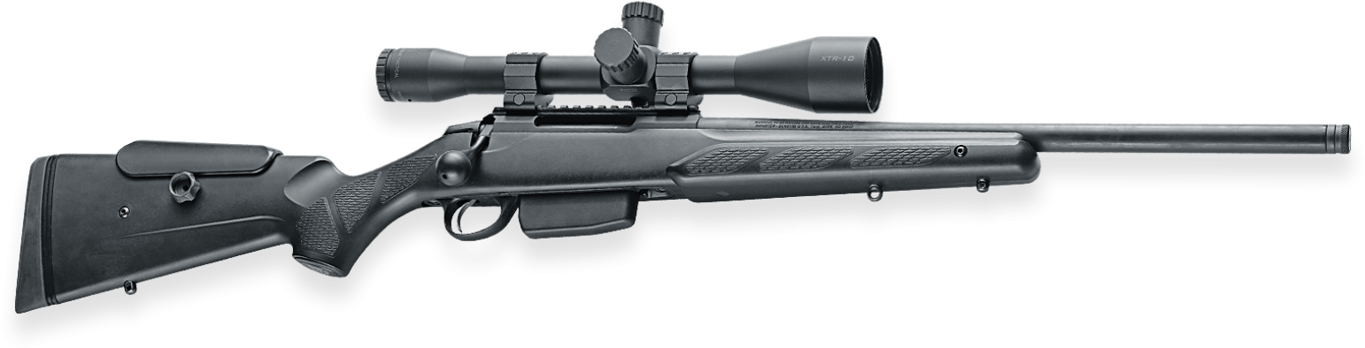 Tikka T3 Tac Bolt Action Sniper Rifle Shown With Rifle - Tikka Sniper Rifle (2000x959), Png Download