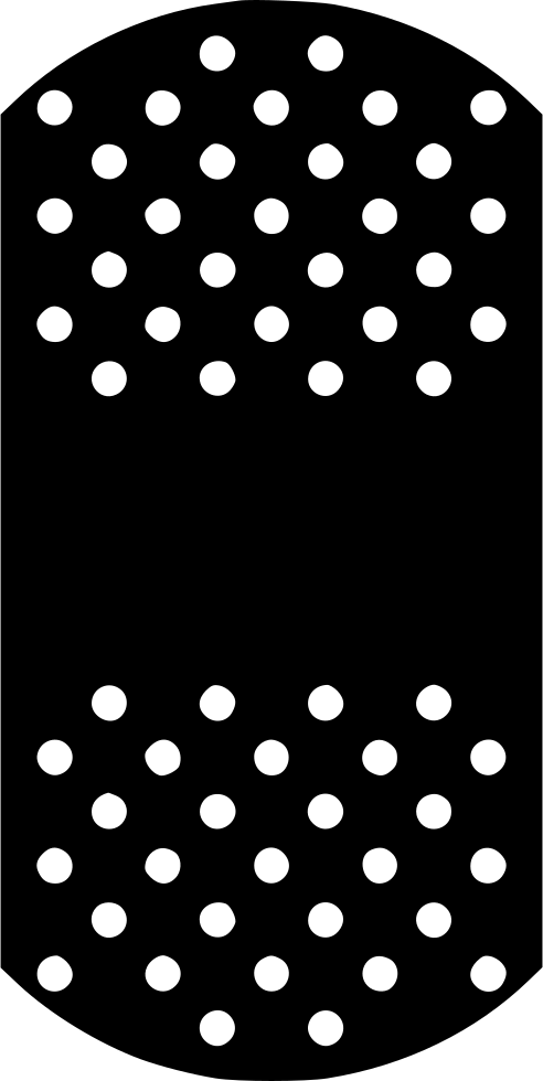 Band Aid Comments - Cute Polka Dots (492x980), Png Download