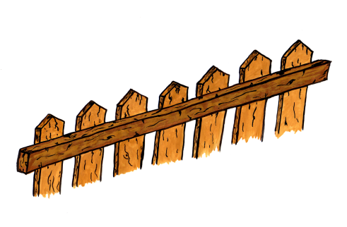 Fence (500x375), Png Download