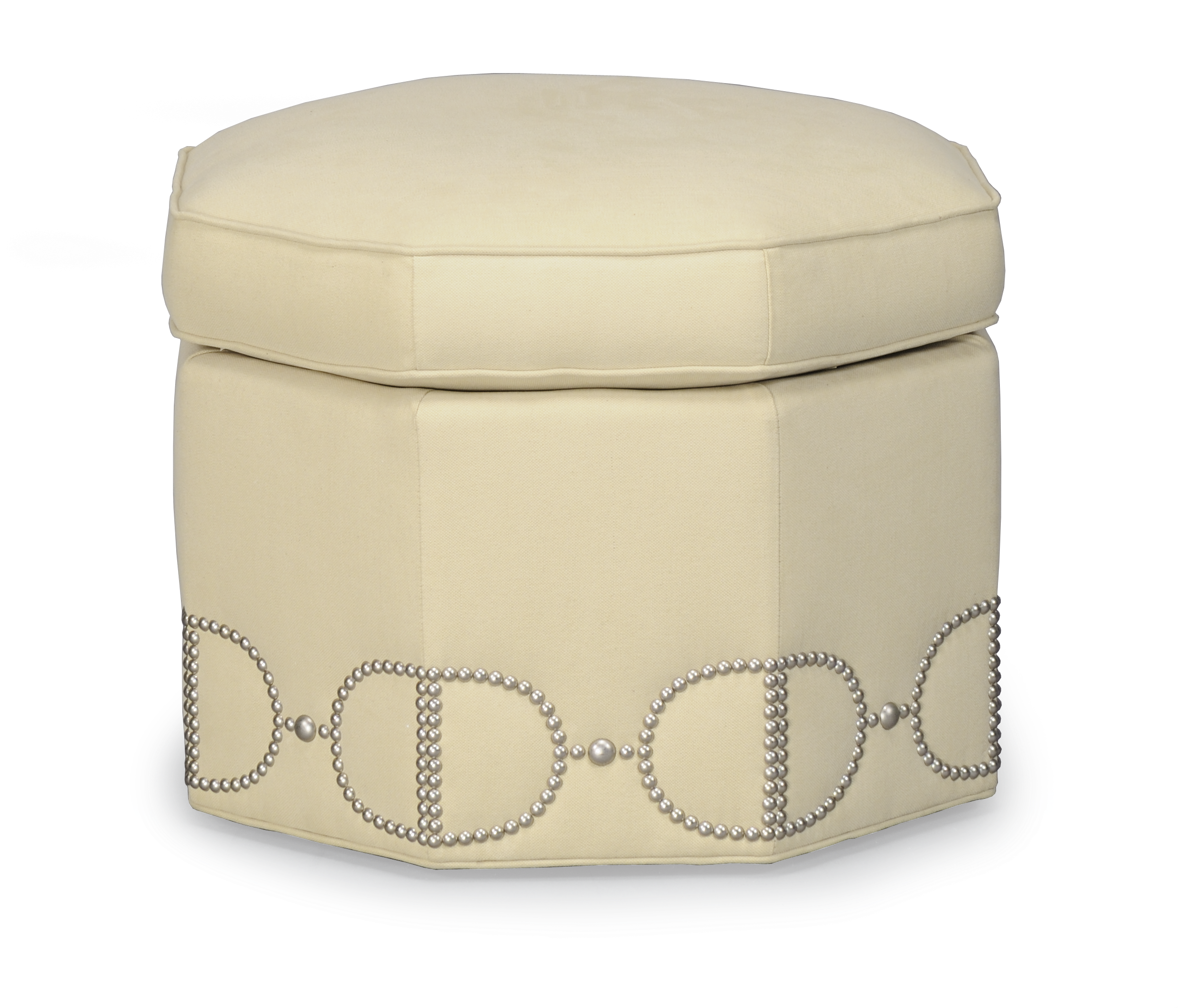 Bit Nail Pattern - Stanford Furniture Stanford Tac Ottoman (2466x2153), Png Download