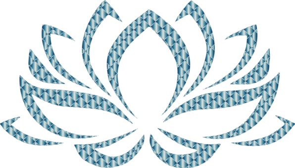 Sacred Lotus Silhouette Flower Drawing Computer Icons - Lotus Flower Png Black And White (596x340), Png Download