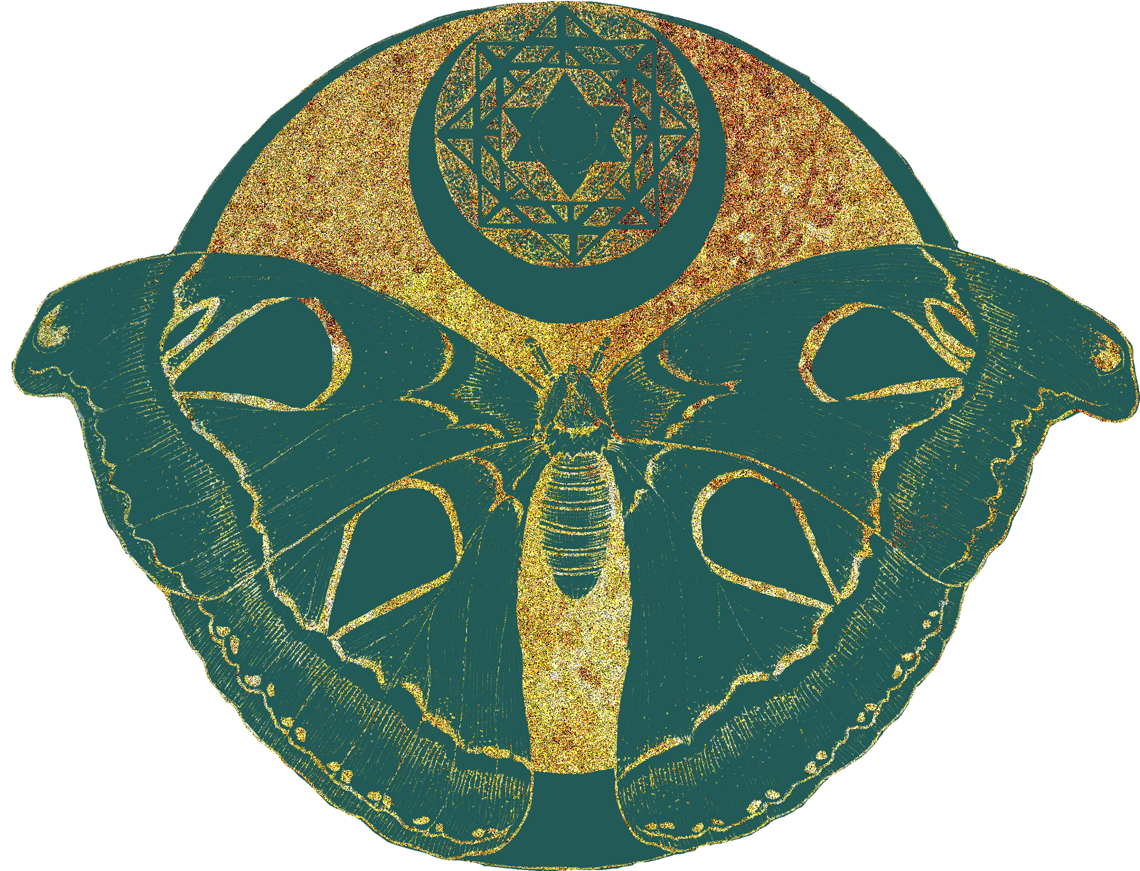 This Spirit Moth Mandala Represents The Moon And The - Circle (2400x3000), Png Download
