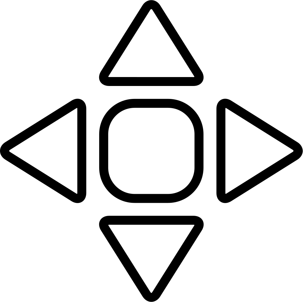 Phone Arrows Buttons Comments - Pijltjes Toetsen (981x980), Png Download