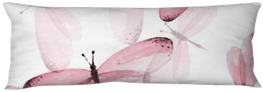 The Pattern Of Butterflies - Cushion (400x400), Png Download