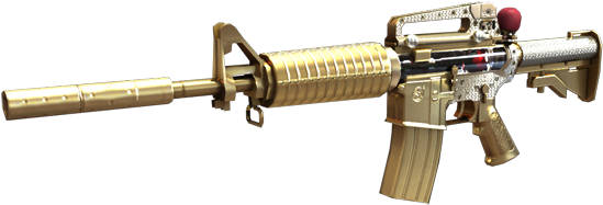 M4a1 S Jewelry 01 - M4a1 S Noble Rose (600x306), Png Download