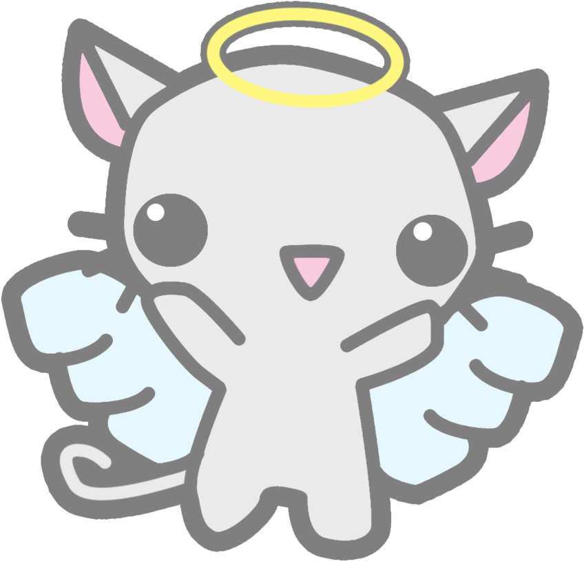 Kawaii Cat By Misskatv On Deviantart Graphic Library - Cat Kawaii Png (900x900), Png Download