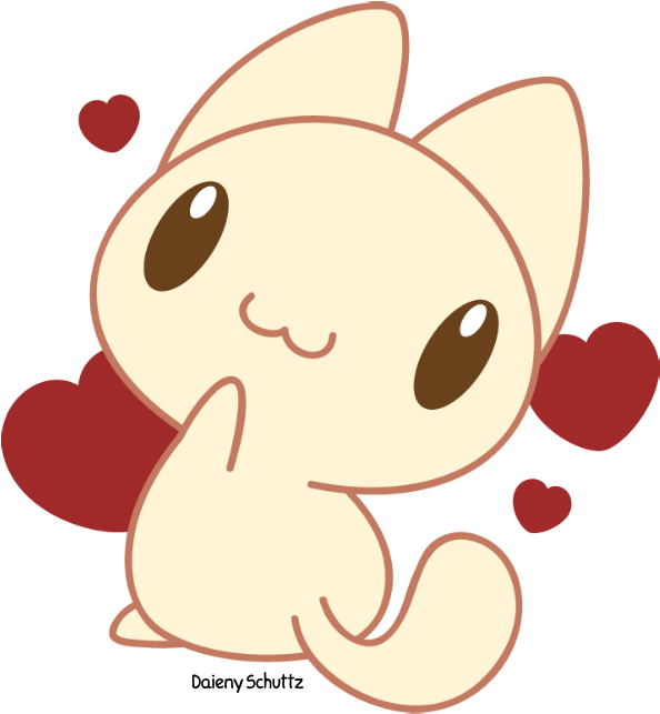 Lovely Kitty By Daieny Deviantart Com On - Daieny Deviantart Cat (639x690), Png Download