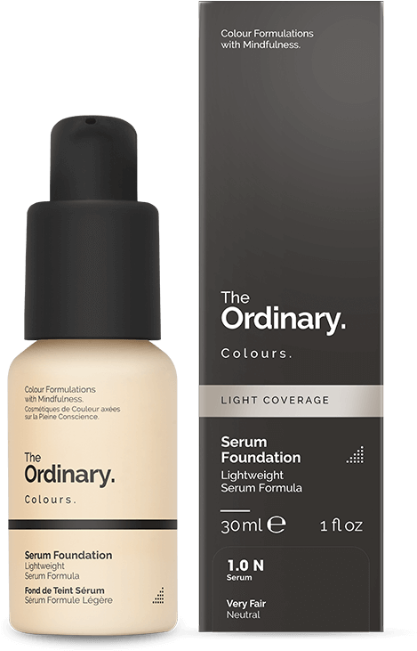 Serum Foundation - Ordinary. Coverage Foundation 1.1n (533x900), Png Download