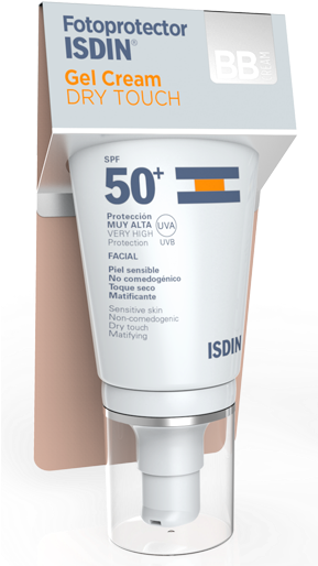 Fotoprotector Isdin Gel Cream Dry Touch A Dry, Matte - Isdin Photoprotector 50+ Fusion Air Bruma 200 Ml 200 (288x526), Png Download