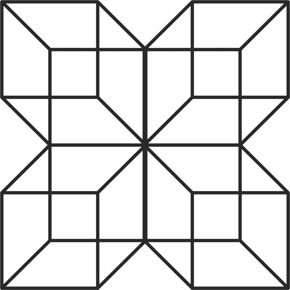 Geometric Snowflake Png (958x959), Png Download
