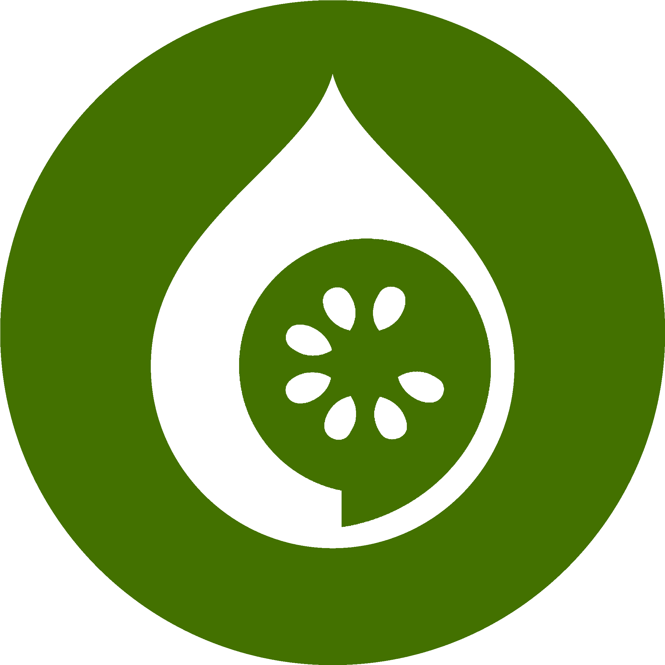 Cucumber Logo Png - Circle (2222x2222), Png Download