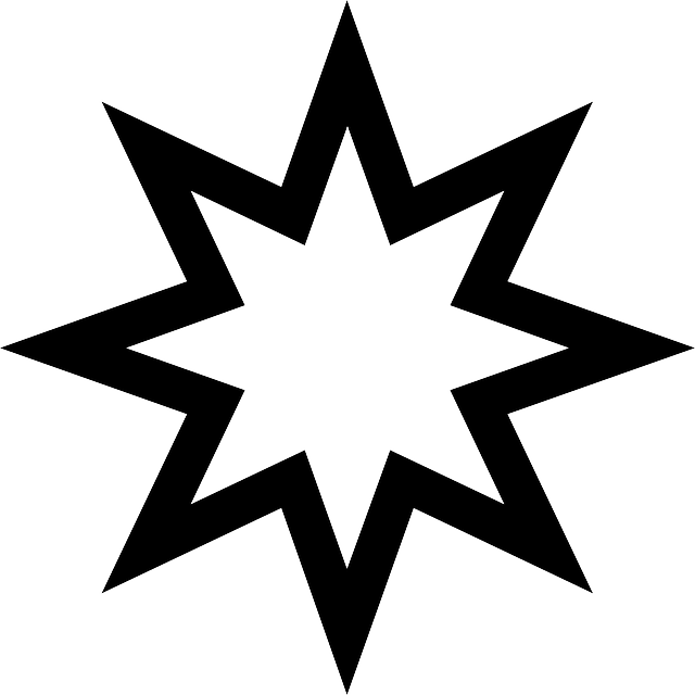 Outline, Star, Stars, Christmas, Space, Outlines - Star Outline (640x640), Png Download