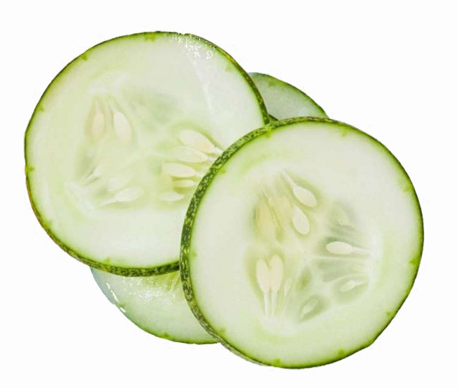 Sliced Cucumber Png Download Image - Cucumber (650x550), Png Download