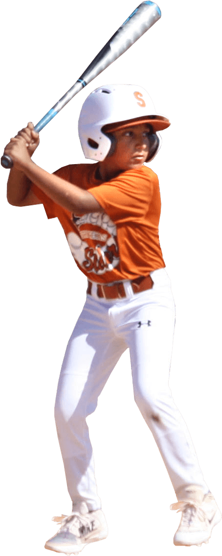 Batting Lessons - Baseball Player (626x1134), Png Download