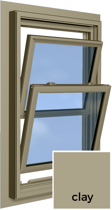 Clay Window Frame Color - Windows And Doors Colors (500x714), Png Download