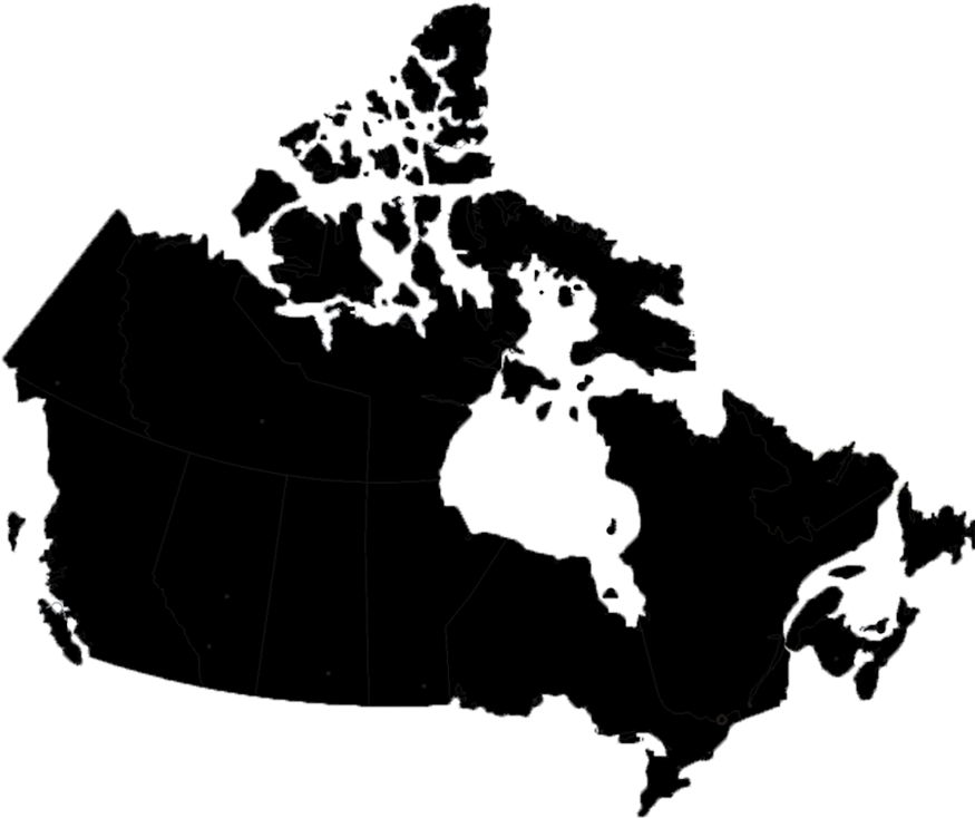 Canada - Map Of Canada (945x945), Png Download