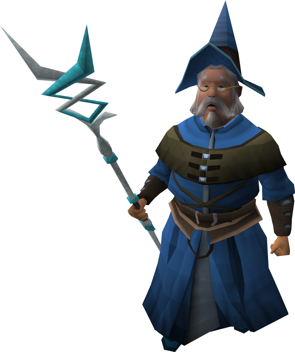 Runescape Wizard (940x1123), Png Download