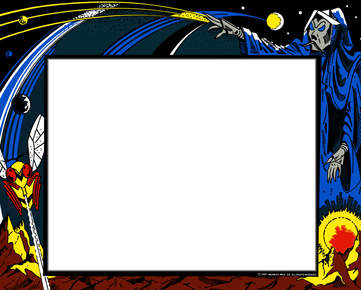 Wizard Of Wor Bezel - Picture Frame (739x594), Png Download
