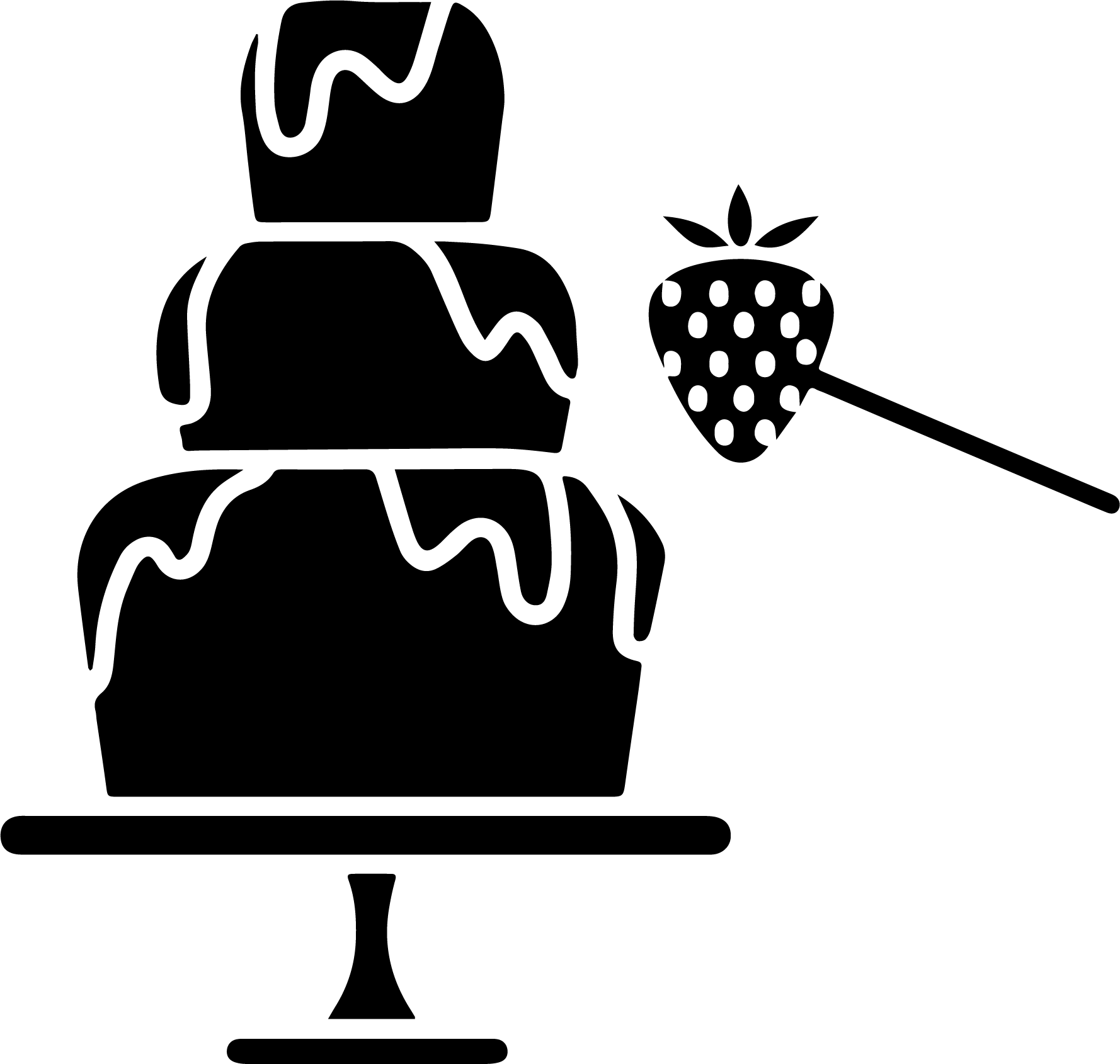 Chef Urs Huwyler - Chocolate Fountain Clip Art (1778x1690), Png Download