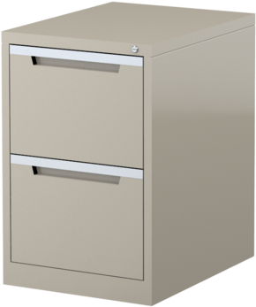 2 Drawer Vertical Filing Cabinet - Chest Of Drawers (1000x1000), Png Download