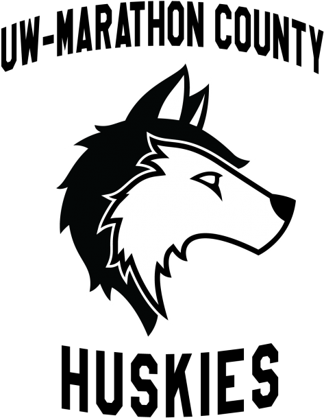 County Huskies Logo Black - University Of Wisconsin Marathon County Logo (569x670), Png Download
