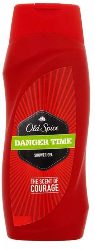 Old Spice Danger Time Shower Gel - Bottle (800x800), Png Download