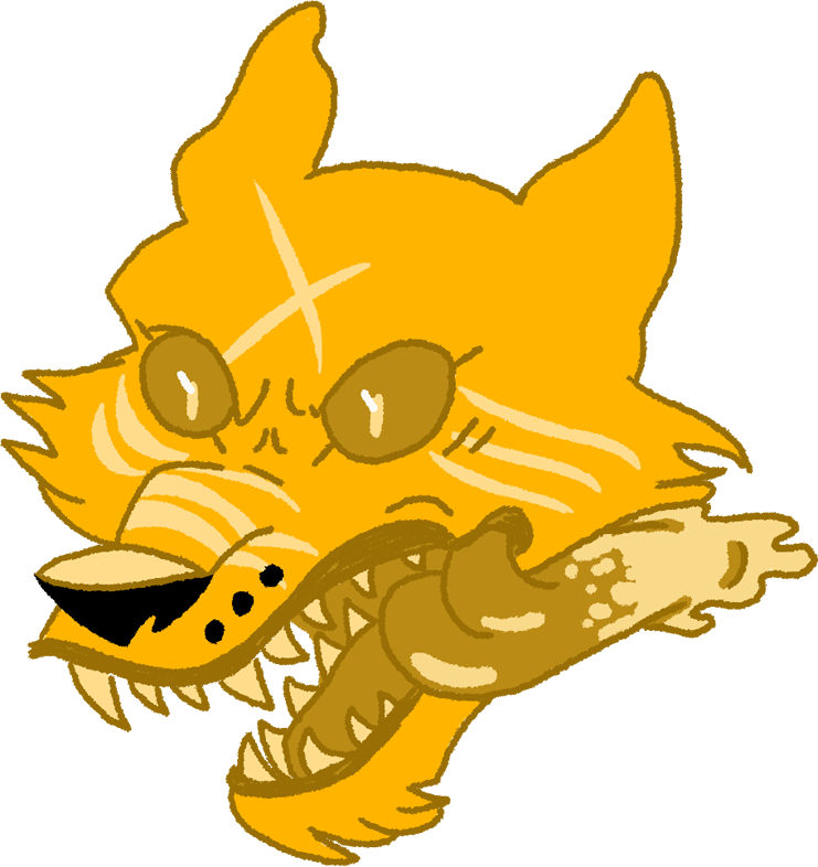 Hazard Wolf Head Sticker (741x786), Png Download