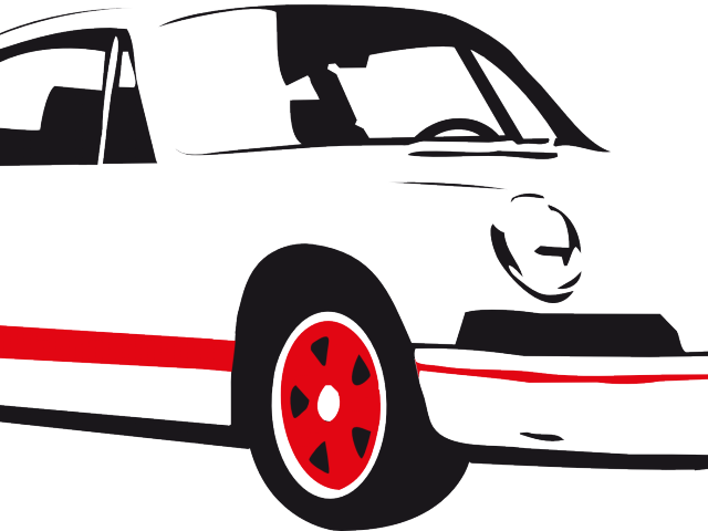 Mustang Clipart Car Outline - Sports Car Clipart Png (640x480), Png Download