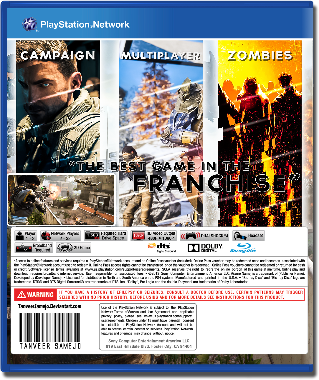 Redesign Concept For Black Ops - Poster (1416x1420), Png Download