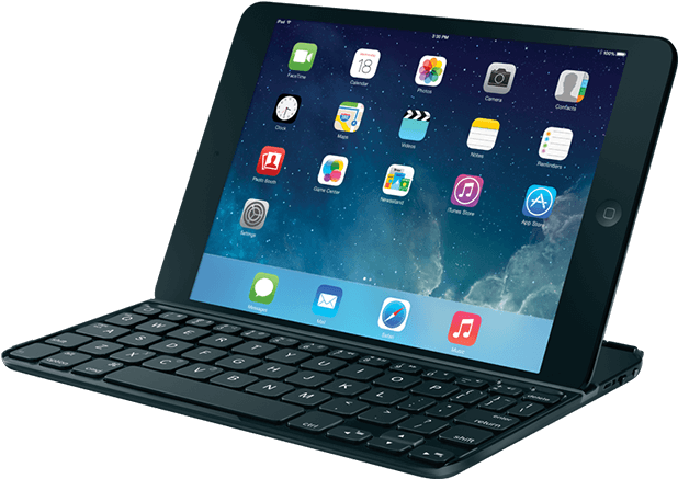 Ipad Mini Png - Logitech Ipad Mini Keyboard (652x560), Png Download