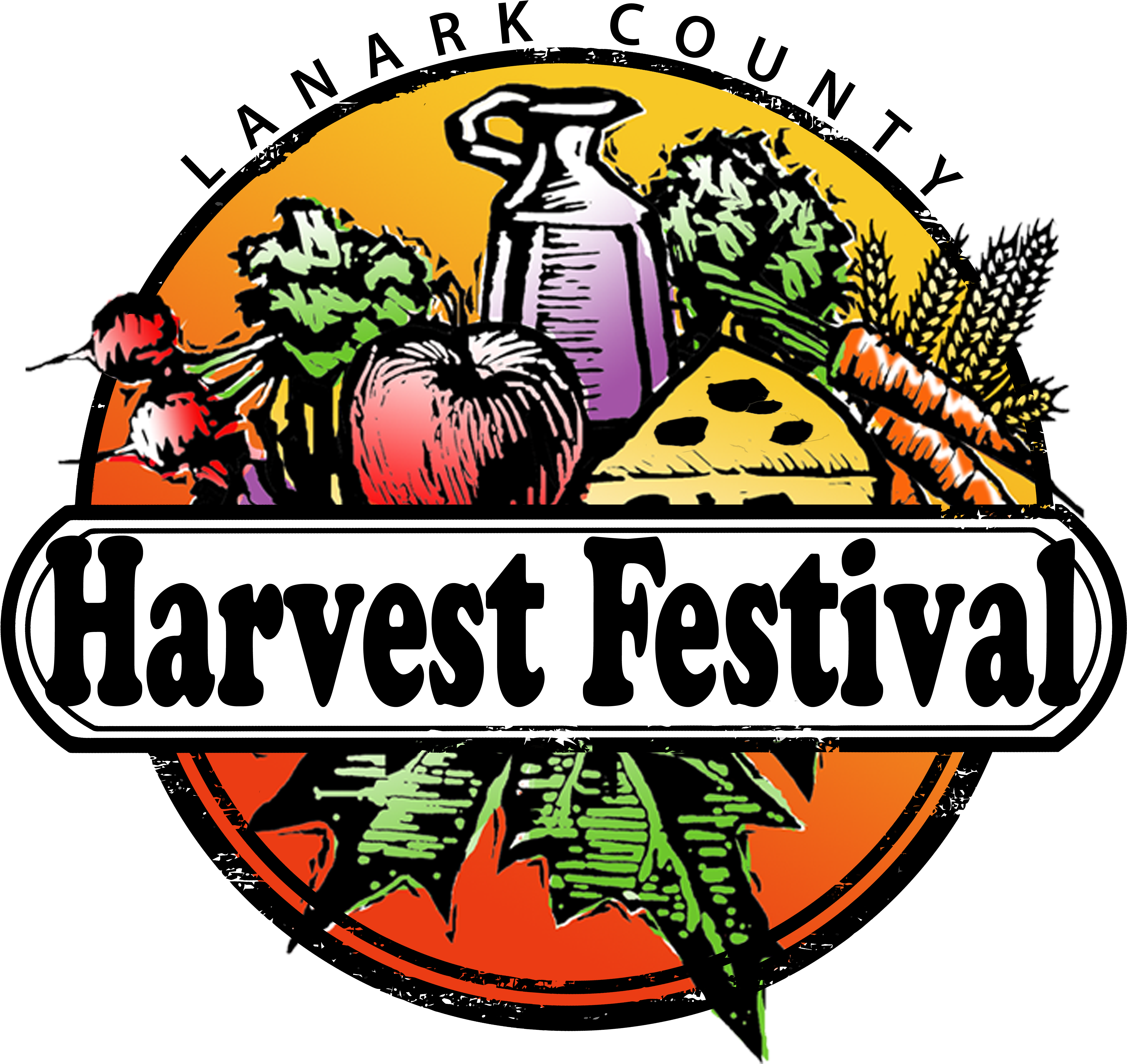 Harvest Festival Logo Colour (4776x4548), Png Download