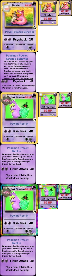 #080 Slowbro - Slowbro Pokemon Card (296x1138), Png Download